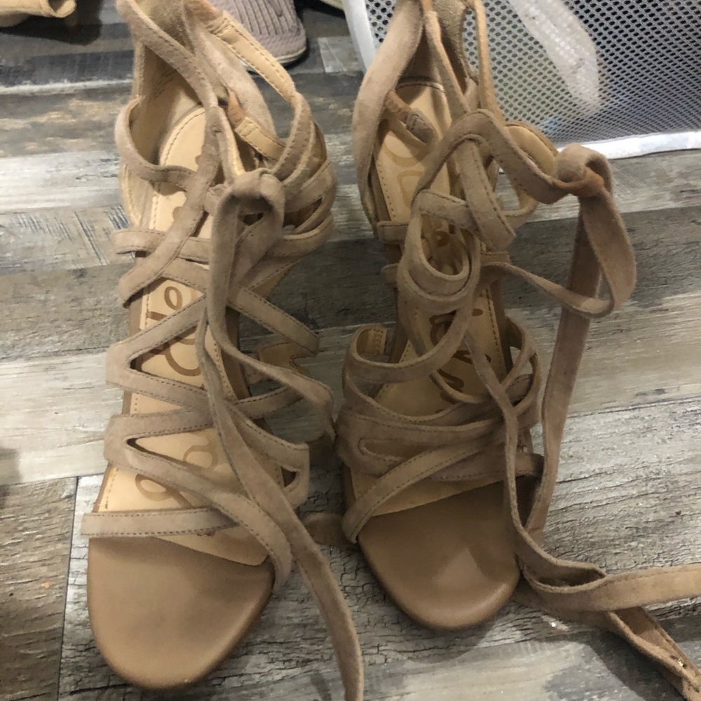 Lace up heels